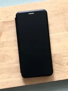 Чехол-книжка для Xiaomi Mi A2 / чехол книжка на Ми А2, гладкая кожа, с функцией подставки, с визитницей