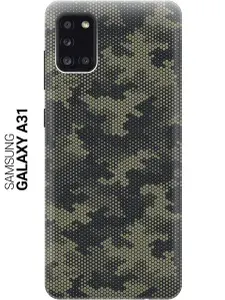 Силиконовый чехол на Samsung Galaxy A31 / Самсунг А31 с принтом "Цифровой камуфляж"
