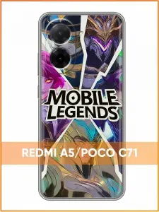 Чехол для Redmi A5 с принтом Mobile Legends