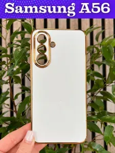 Чехол на Samsung A56 / Самсунг А56 силиконовый inli (Белый)