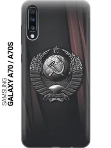 Силиконовый чехол на Samsung Galaxy A70 / A70s / Самсунг А70 / А70 эс с принтом "Желтый карандаш"