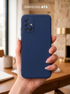 Чехол на Samsung A71, для Самсунг А71, накладка с однотонной матовой поверхностью Soft Touch