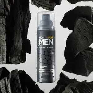 Пена для бритья North for Men Active Carbon 200 мл.