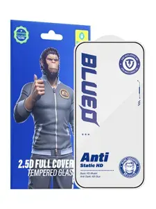 Защитное стекло BlueO на iPhone Air, Narrow border закаленное, с защитой от прилипания пыли, прозрачное с узкой черной рамкой (экономичная упаковка)