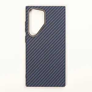 Чехол для Samsung Galaxy S24 Ultra LUXO Life + Carbon / Самсунга галакси С24 Ультра под карбон / Синий