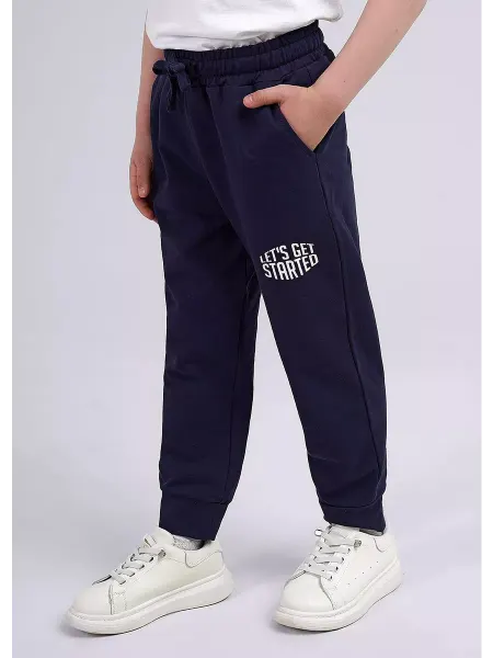 CLEVER WEAR Брюки детские из хлопкового футера