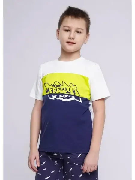 CLEVER WEAR Футболка детская из хлопка с принтом