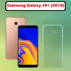 Чехол накладка для Samsung Galaxy J4 Plus (J410) / J4 Core (J415) Прозрачный,силикон