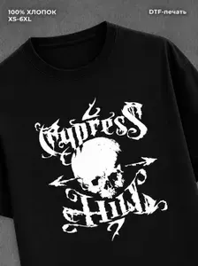 Футболка с принтом Cypress Hill 1 шт
