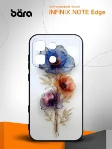 Чехол на Infinix Note Edge / Инфиникс Ноте Эдж с принтом Цветок Акварель