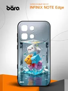 Чехол на Infinix Note Edge / Инфиникс Ноте Эдж с картинкой Кубики во льде