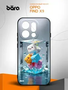Чехол на Oppo Find X9 / Оппо Финд Х9 с картинкой Кубики во льде