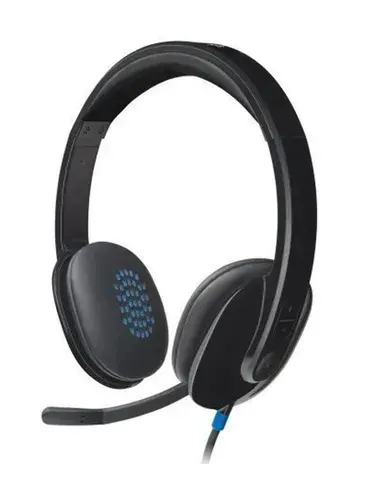 Logitech H540 USB Type-A Проводные наушники, с микрофоном, черные