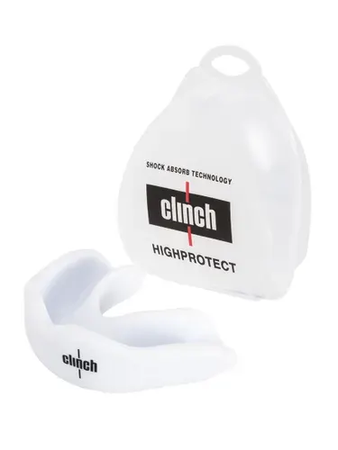 Капа одночелюстная Clinch Competition Single Layer Mouthguard серая (детская)