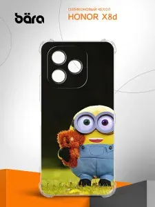 Чехол на Honor X8d / Хонор Х8д Миньон с мишкой