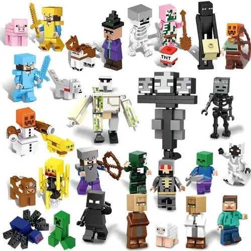 Минифигурка Minecraft29, упаковка в подарочную коробку, детские строительные блоки, подарочные игрушки
