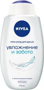 Nivea Гель для душа для всей семьи Увлажнение и забота с ароматом миндаля 750мл