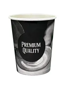 Бумажный ламинированный стакан Premium Quality, 250 мл, 50 шт.