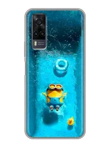 Чехол для Vivo Y31, Vivo Y53S с принтом миньоны (для ребенка) на Виво У31, Виво У53S
