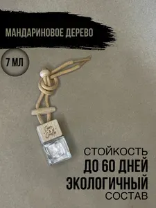 Автопарфюм Мандариновое дерево, автомобильный ароматизатор, освежитель в машину, 7 мл