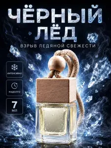 Ароматизатор для автомобиля (Черный лед), вонючка пахучка в машину, освежитель воздуха для автомобиля
