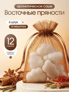 Саше для шкафа ароматическое "Восточные пряности", 6шт.