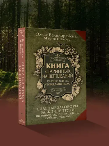 Книга старинных нашептываний. Как просить, чтобы дано было. Сильные заговоры бабки-шептухи на деньги, здоровье, удачу, любовь, счастье | Быкова Мария, Великорайская Олеся