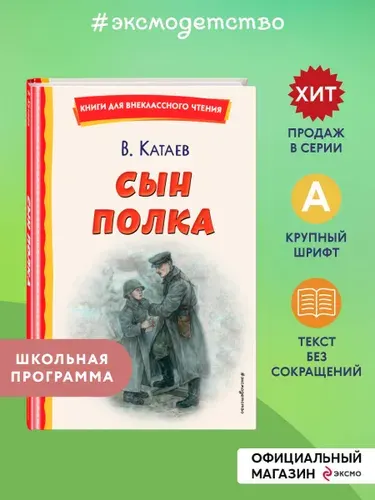 Сын полка (ил. Е. Ореховой). Внеклассное чтение | Катаев Валентин Петрович