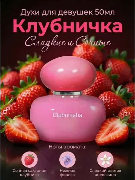 Neo Parfum Парфюмерная вода CLUBNIASHA 50 мл духи клубника сладкая