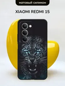 Чехол на Редми 15 черный
