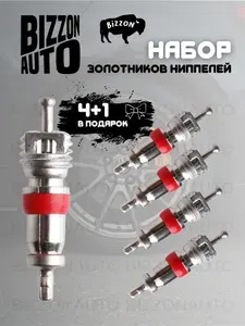 Золотник вентиля автомобильный короткий, набор 5шт