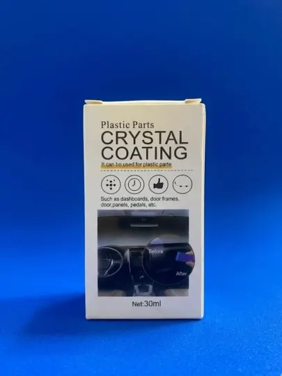 Восстановитель пластика Crystal Coating, черная тонировка для автомобилей, 30 мл