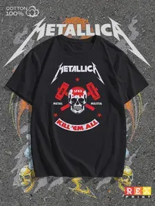 Футболка с принтом Metallica 1 шт