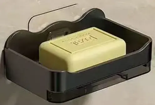Мыльница настенная Organzo, черный