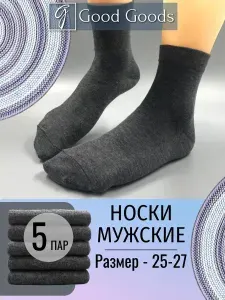 Носки мужские, 5 пар