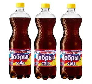 Газированный напиток Добрый Cola Ледяной лимон, 3 шт по 1 л