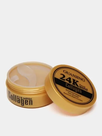 Collagen Патчи для глаз, против отеков и мешков, с коллагеном, косметика для глаз, 60 шт