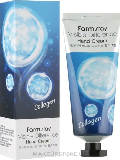 FarmStay Visible Difference Hand Cream Collagen крем для рук с коллагеном, 100 мл