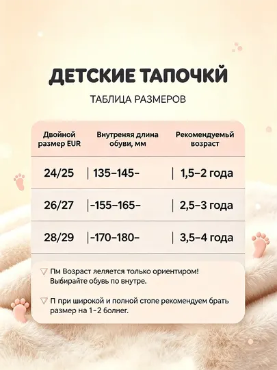 Детские закрытые теплые тапочки, мягкая подошва, с резинкой от соскальзывания для дома - Домашняя обувь для девочек