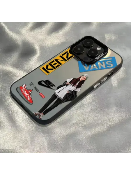Чехол на IPHONE 12 12 PRO чёрный КЕНЗО ВАНС