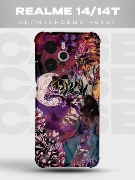 Прозрачный чехол на Realme 14 Y2K pinterest PRINTberries