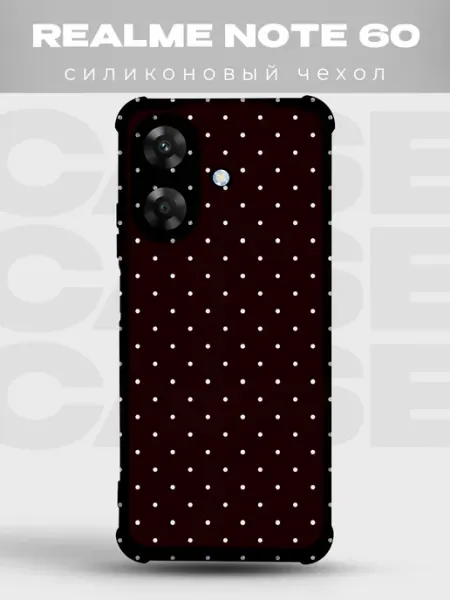 Чехол на Realme Note 60 60X в горошек Polka Dot PRINTberries