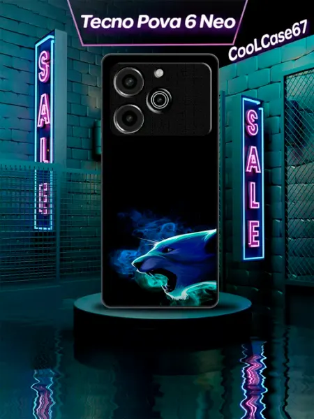 Чехол на телефон Tecno pova 6neo парные CooLCase67