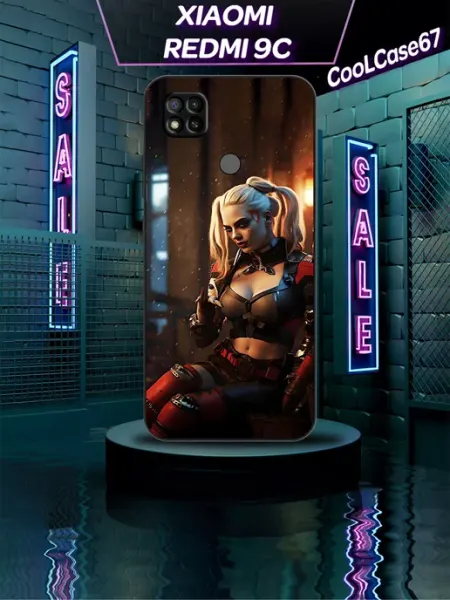 Чехол на телефон Redmi 9c харли CooLCase67