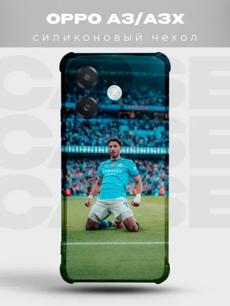 Чехол на Oppo A3x Манчестер Сити футбол PRINTberries