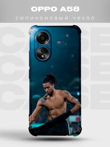 Чехол на Oppo A58 Неймар футбол PRINTberries