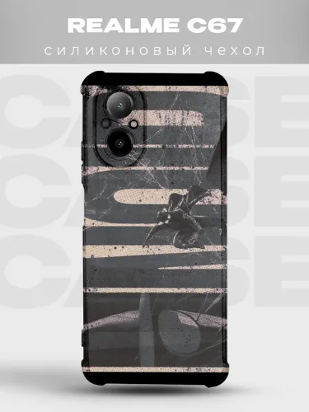 Чехол на Realme C67 Человек-паук Нуар spider noir марвел PRINTberries
