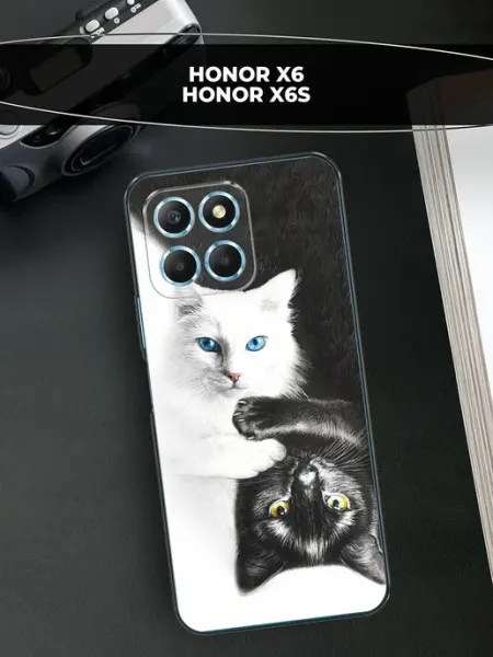 Чехол на Honor X6 Honor X6s с котиками Huawei