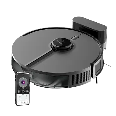 Робот-пылесос Polaris PVCR 5005 WIFI IQ Home черный
