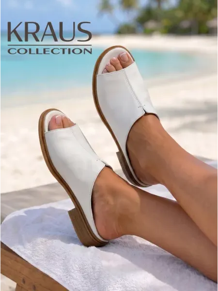 KRAUS Collection Сабо женские кожаные